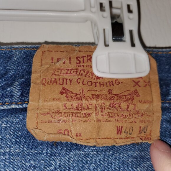 👖Vintage Levi's 501 Jeans Lot of 3 | W40 L30 | Button Fly Denim Bundle - Picture 10 of 13